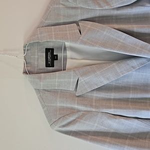 Grey Plaid Le Chateau Blazer